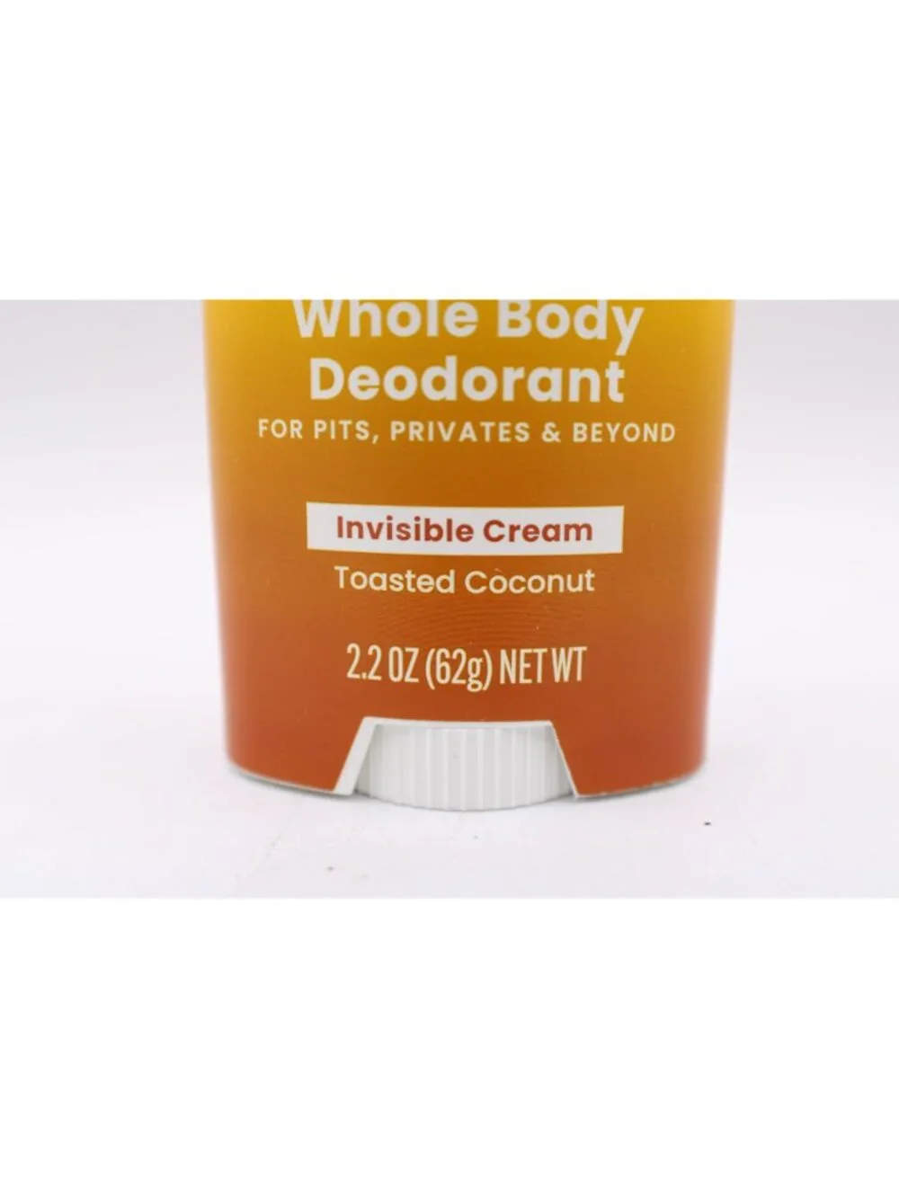 Lume Whole Body Deodorant Invisible Cream Toasted Coconut 2.2oz Aluminum-Free